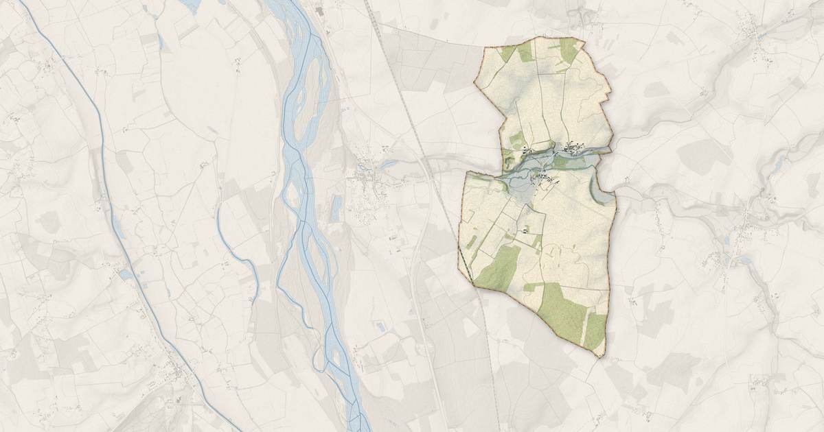Portrait cartographique de Bulcy : relief, eau, forêts, bâti et voies, calculés à partir des données de l'IGN