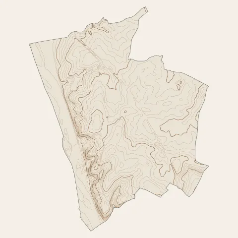 La Charité-sur-Loire : courbes de niveau