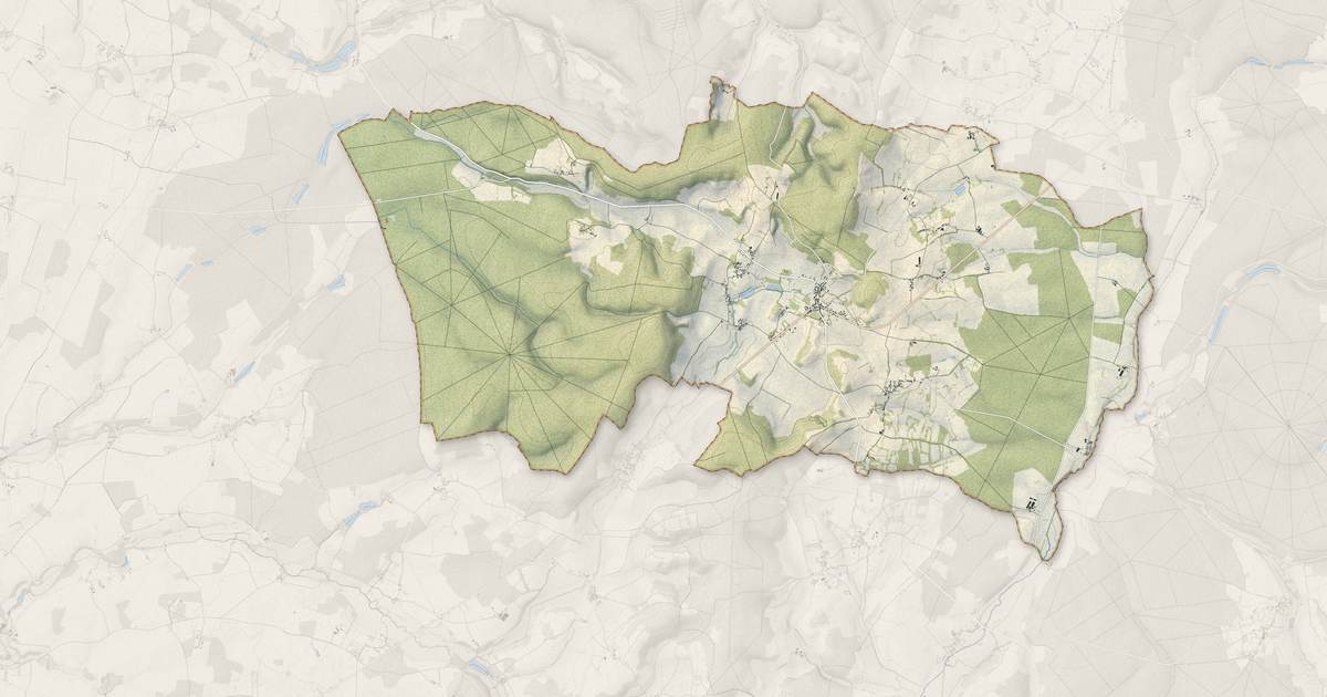 Portrait cartographique de Châteauneuf-Val-de-Bargis : relief, eau, forêts, bâti et voies, calculés à partir des données de l'IGN