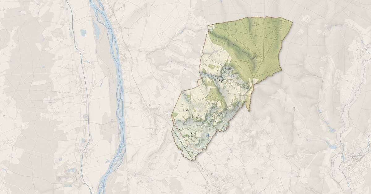 Portrait cartographique de Chaulgnes : relief, eau, forêts, bâti et voies, calculés à partir des données de l'IGN