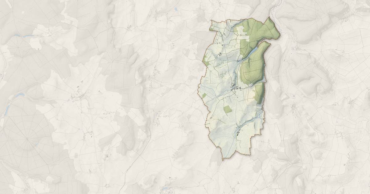 Portrait cartographique de Chevannes-Changy : relief, eau, forêts, bâti et voies, calculés à partir des données de l'IGN