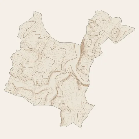 Clamecy : courbes de niveau