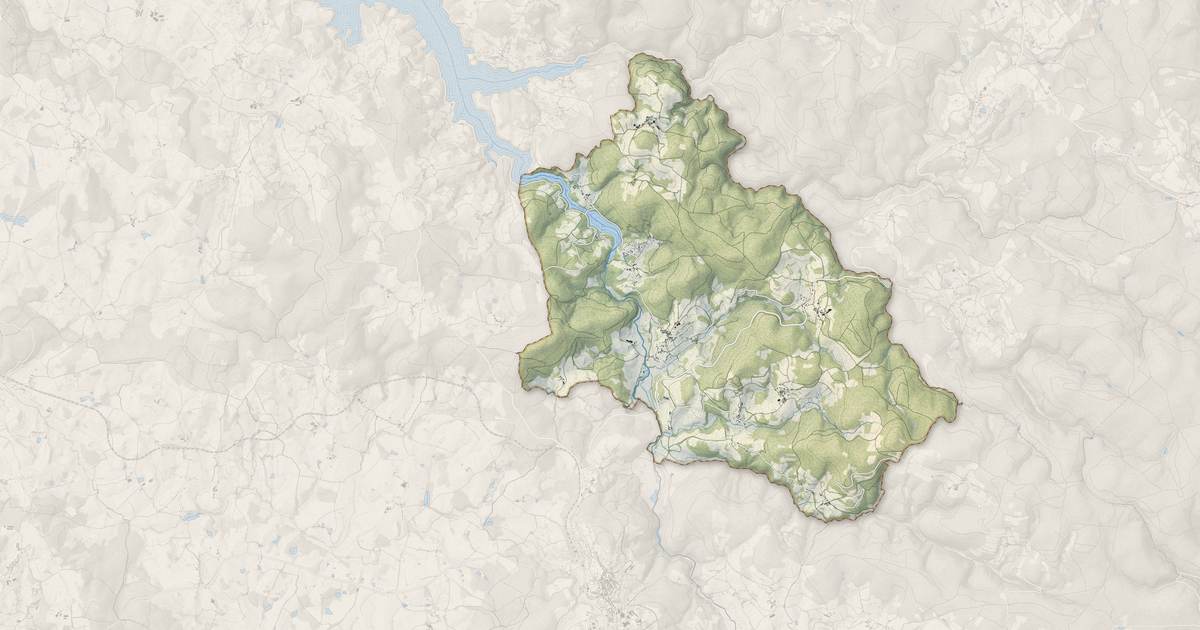 Portrait cartographique de Corancy : relief, eau, forêts, bâti et voies, calculés à partir des données de l'IGN