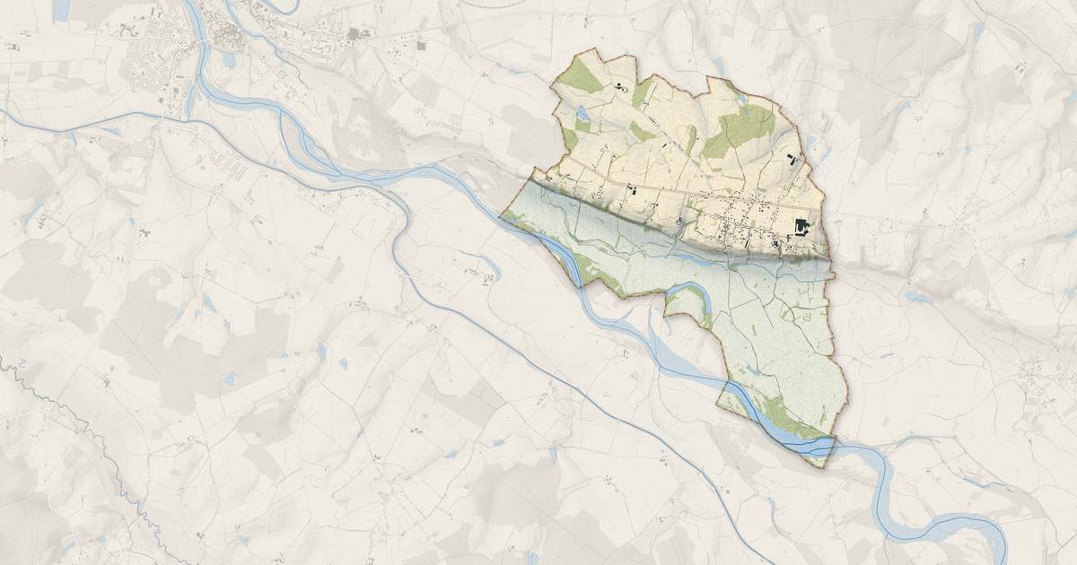 Portrait cartographique de Devay : relief, eau, forêts, bâti et voies, calculés à partir des données de l'IGN