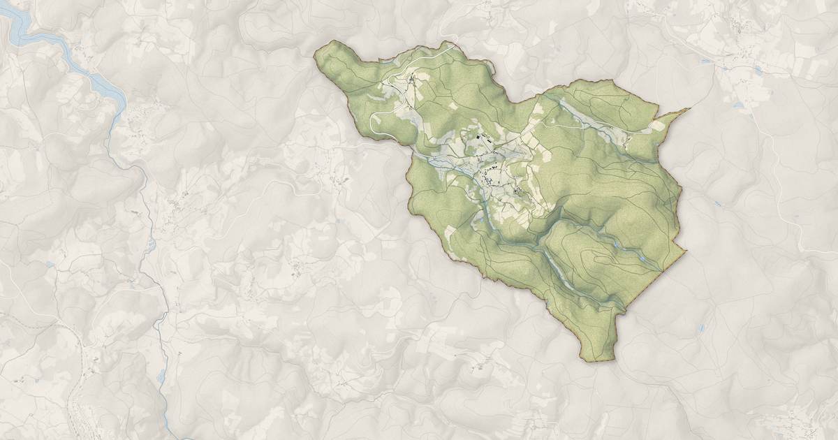 Portrait cartographique de Lavault-de-Frétoy : relief, eau, forêts, bâti et voies, calculés à partir des données de l'IGN