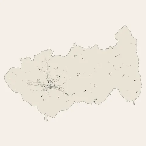 Luzy : bâti