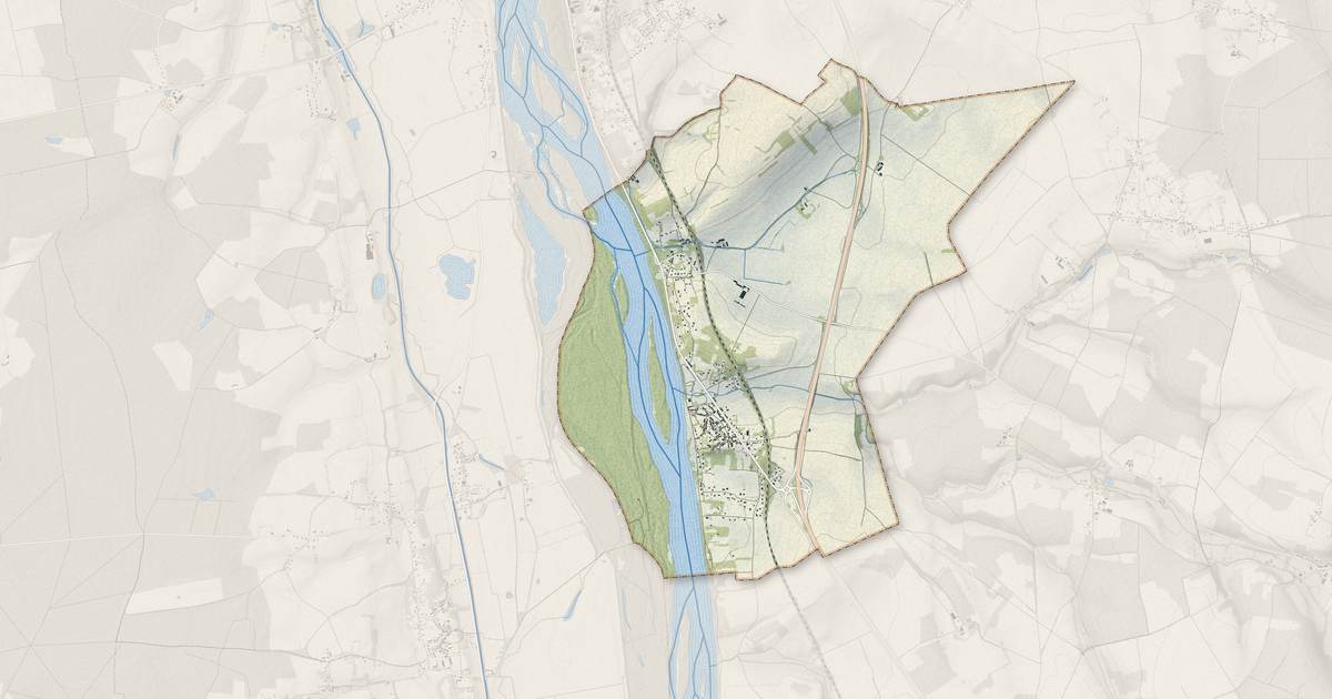 Portrait cartographique de La Marche : relief, eau, forêts, bâti et voies, calculés à partir des données de l'IGN