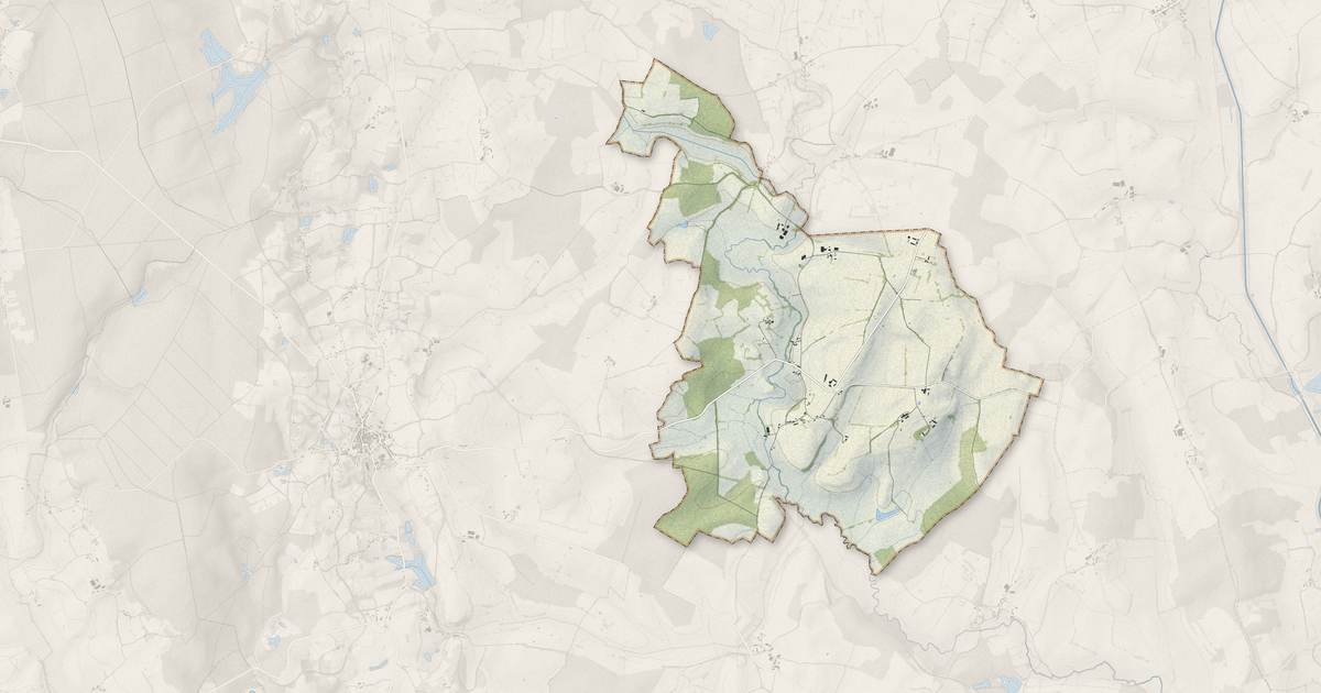 Portrait cartographique de Saint-Maurice : relief, eau, forêts, bâti et voies, calculés à partir des données de l'IGN