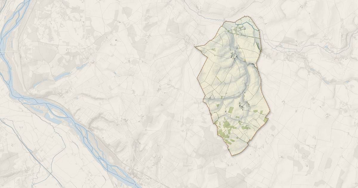 Portrait cartographique de Saint-Quentin-sur-Nohain : relief, eau, forêts, bâti et voies, calculés à partir des données de l'IGN