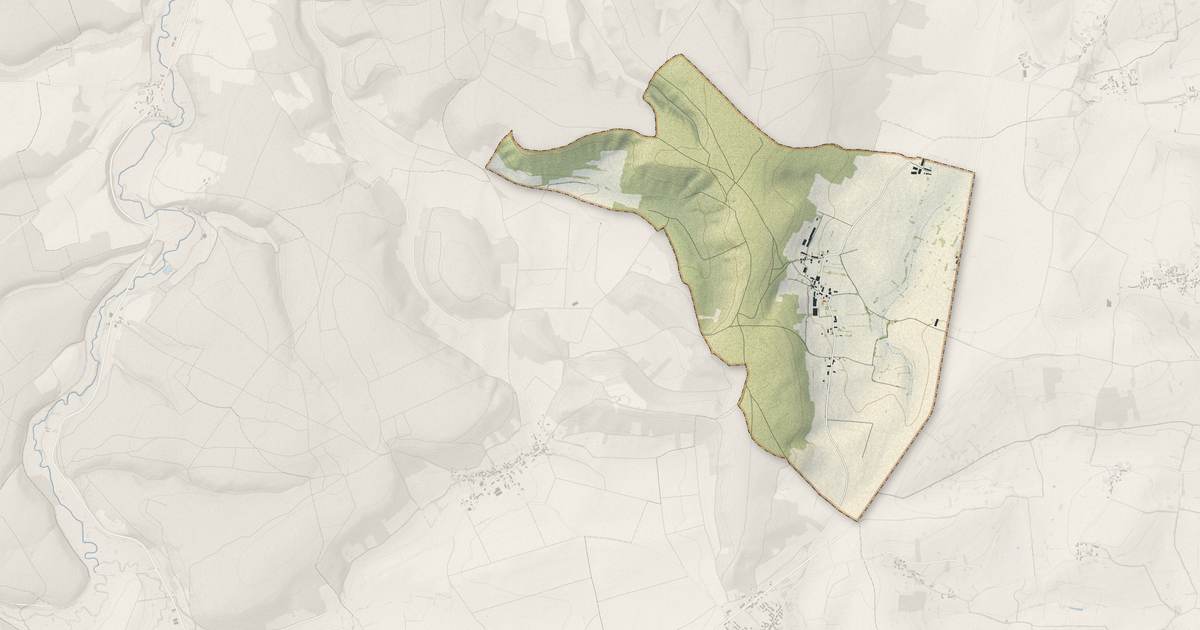 Portrait cartographique de Talon : relief, eau, forêts, bâti et voies, calculés à partir des données de l'IGN