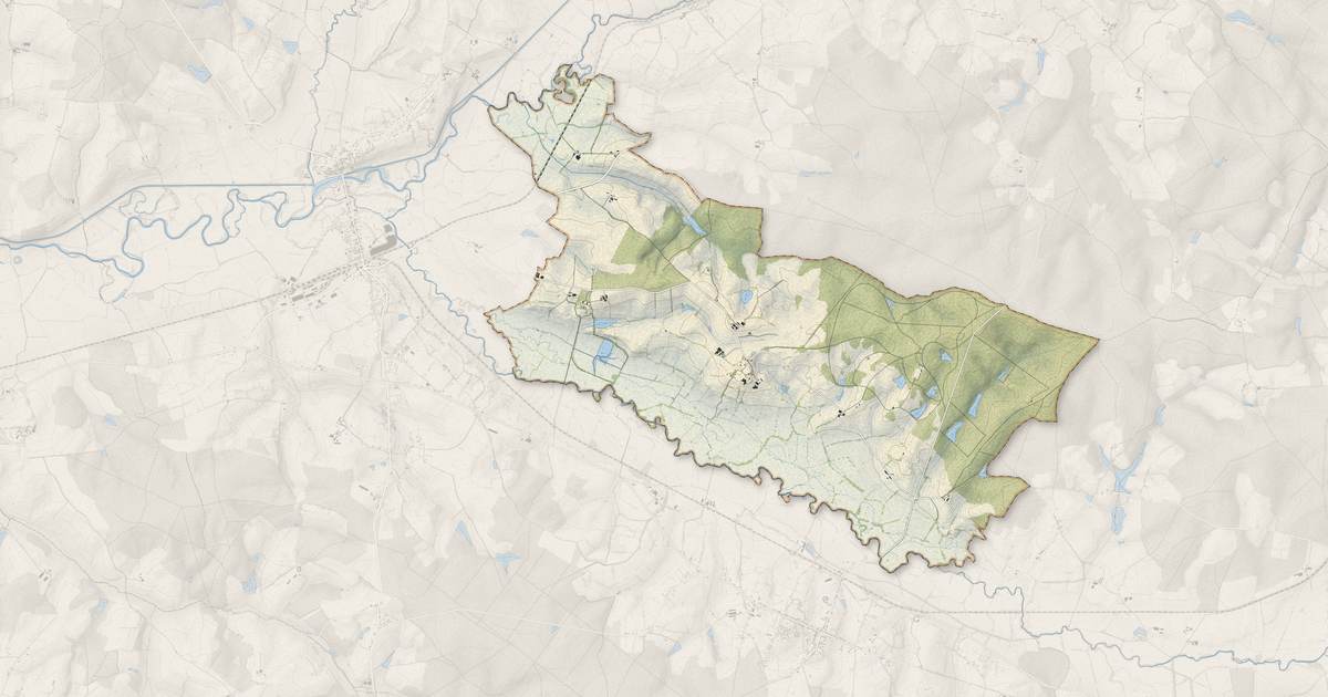 Portrait cartographique de Thaix : relief, eau, forêts, bâti et voies, calculés à partir des données de l'IGN