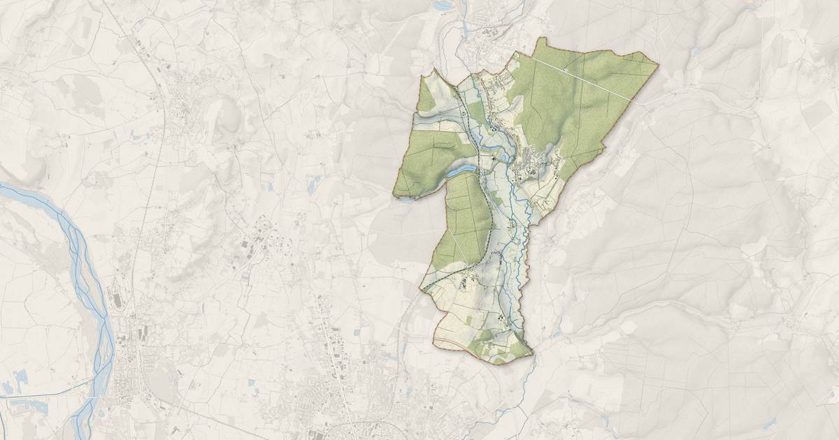 Portrait cartographique de Urzy : relief, eau, forêts, bâti et voies, calculés à partir des données de l'IGN