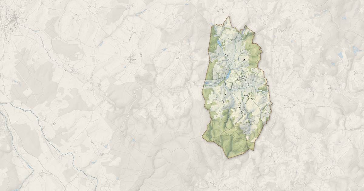 Portrait cartographique de Vauclaix : relief, eau, forêts, bâti et voies, calculés à partir des données de l'IGN
