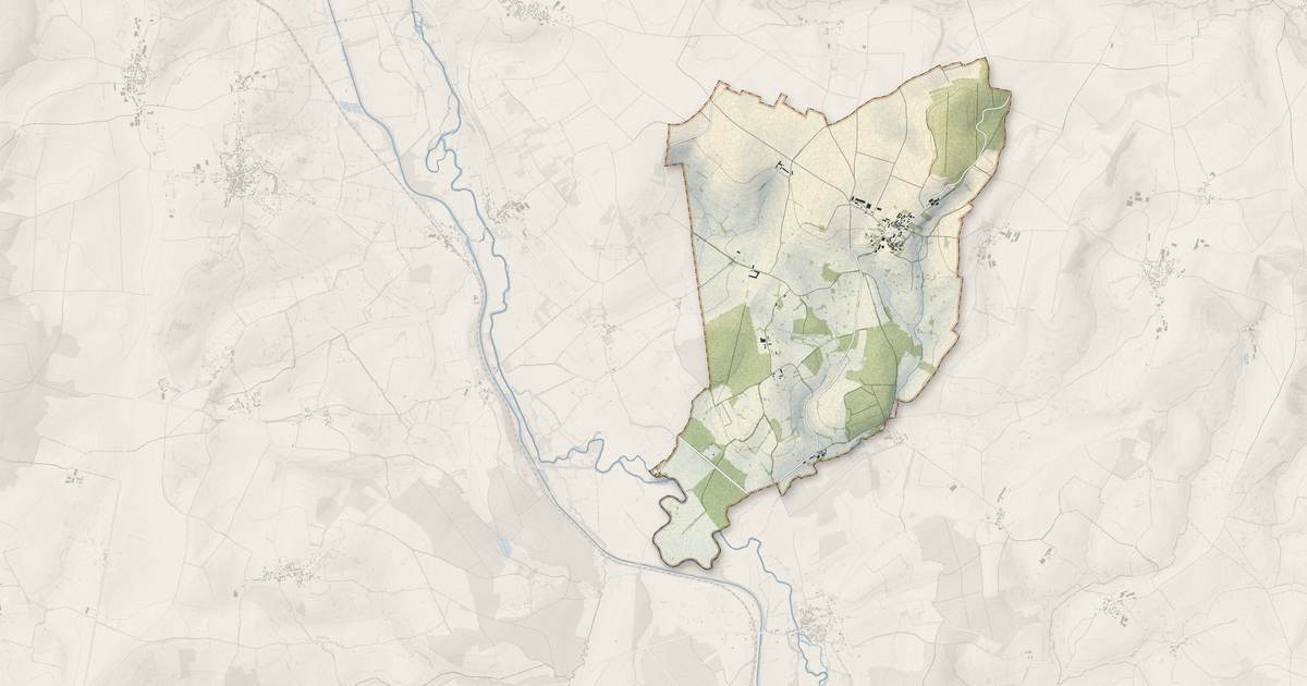 Portrait cartographique de Vignol : relief, eau, forêts, bâti et voies, calculés à partir des données de l'IGN
