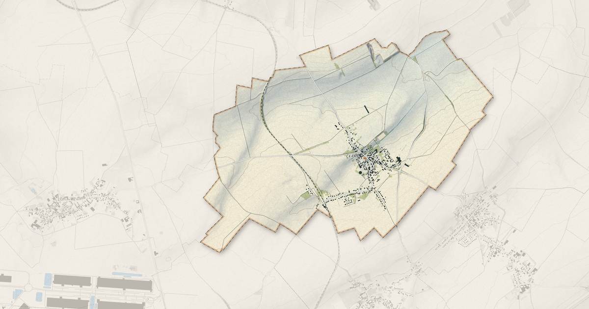 Portrait cartographique de Abancourt : relief, eau, forêts, bâti et voies, calculés à partir des données de l'IGN