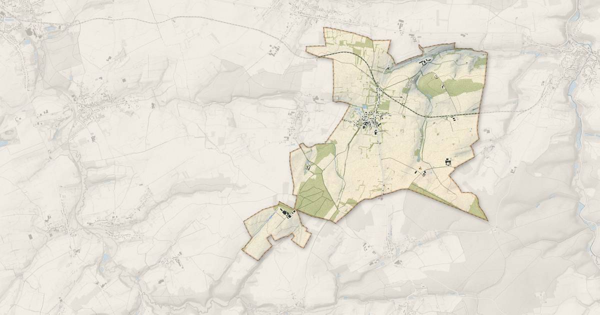 Portrait cartographique de Aibes : relief, eau, forêts, bâti et voies, calculés à partir des données de l'IGN