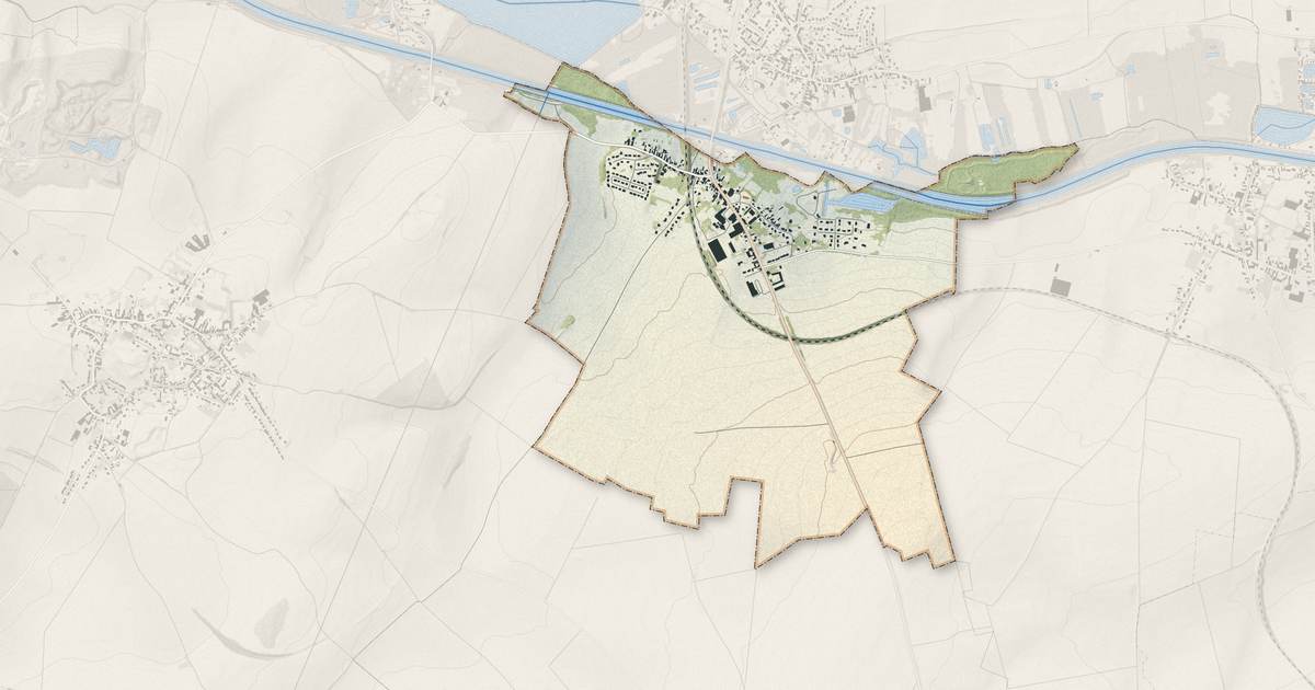 Portrait cartographique de Aubencheul-au-Bac : relief, eau, forêts, bâti et voies, calculés à partir des données de l'IGN