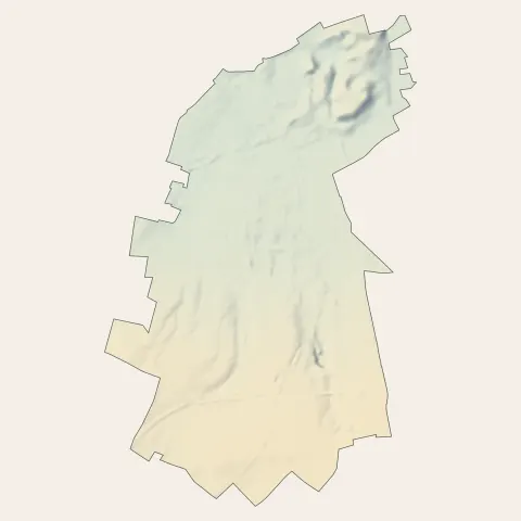 Auberchicourt : relief