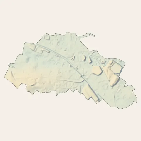 Auby : relief