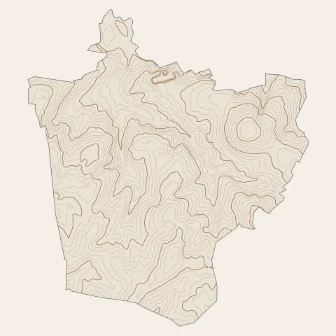Avesnelles : courbes de niveau