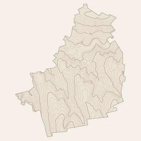 Avesnes-les-Aubert : courbes de niveau