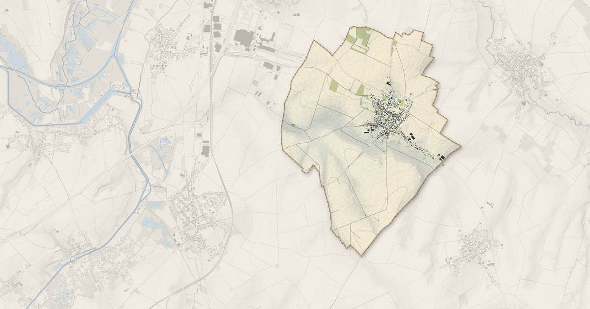Portrait cartographique de Avesnes-le-Sec : relief, eau, forêts, bâti et voies, calculés à partir des données de l'IGN