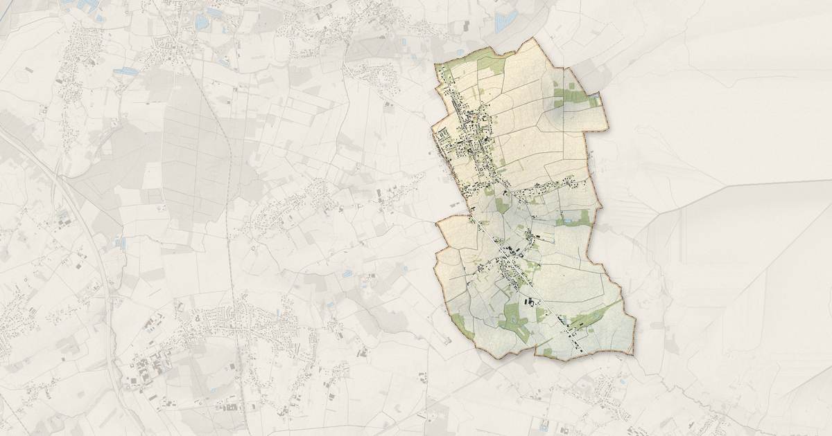 Portrait cartographique de Bachy : relief, eau, forêts, bâti et voies, calculés à partir des données de l'IGN