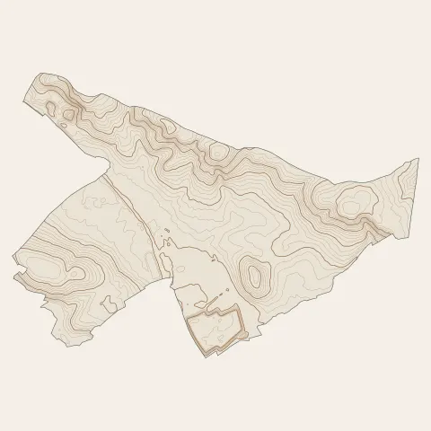 Blaringhem : courbes de niveau