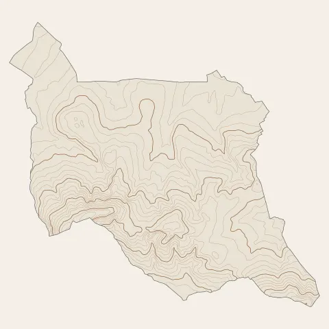 Boeschepe : courbes de niveau