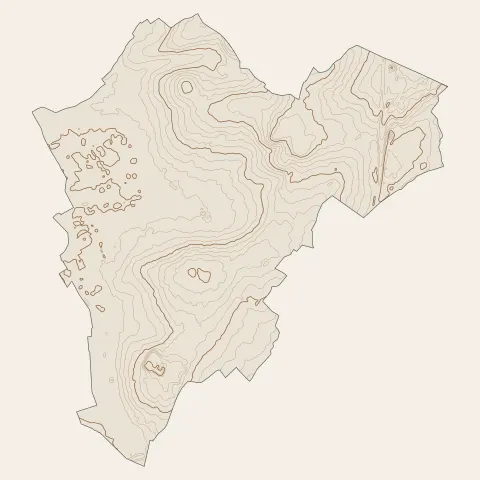 Bondues : courbes de niveau