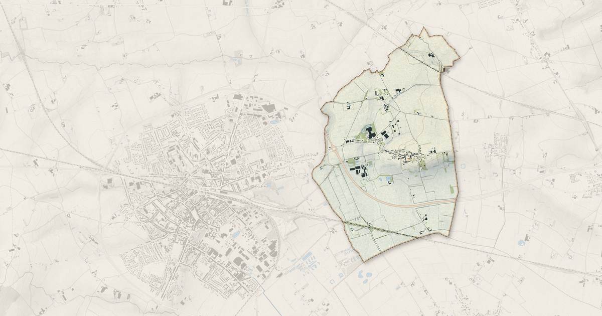 Portrait cartographique de Borre : relief, eau, forêts, bâti et voies, calculés à partir des données de l'IGN