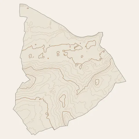 Bousbecque : courbes de niveau
