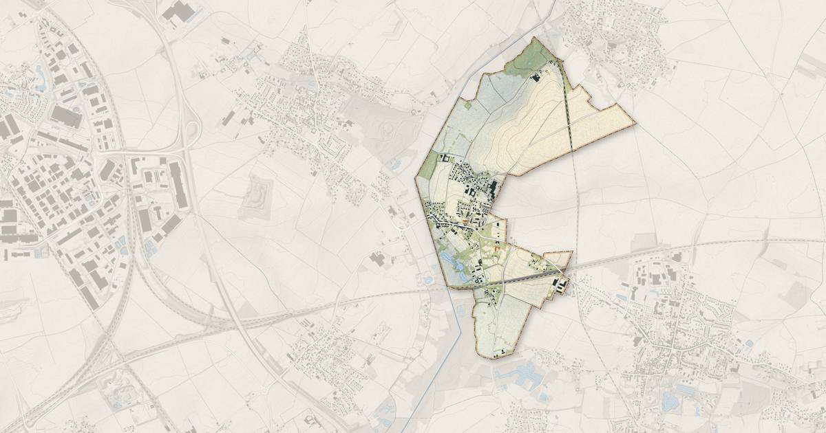 Portrait cartographique de Bouvines : relief, eau, forêts, bâti et voies, calculés à partir des données de l'IGN