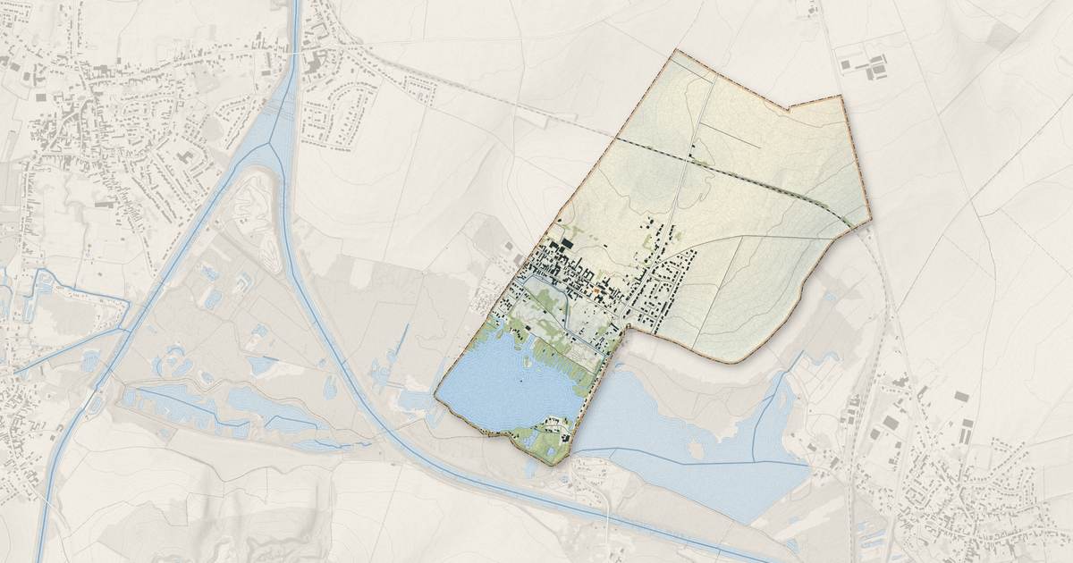 Portrait cartographique de Brunémont : relief, eau, forêts, bâti et voies, calculés à partir des données de l'IGN