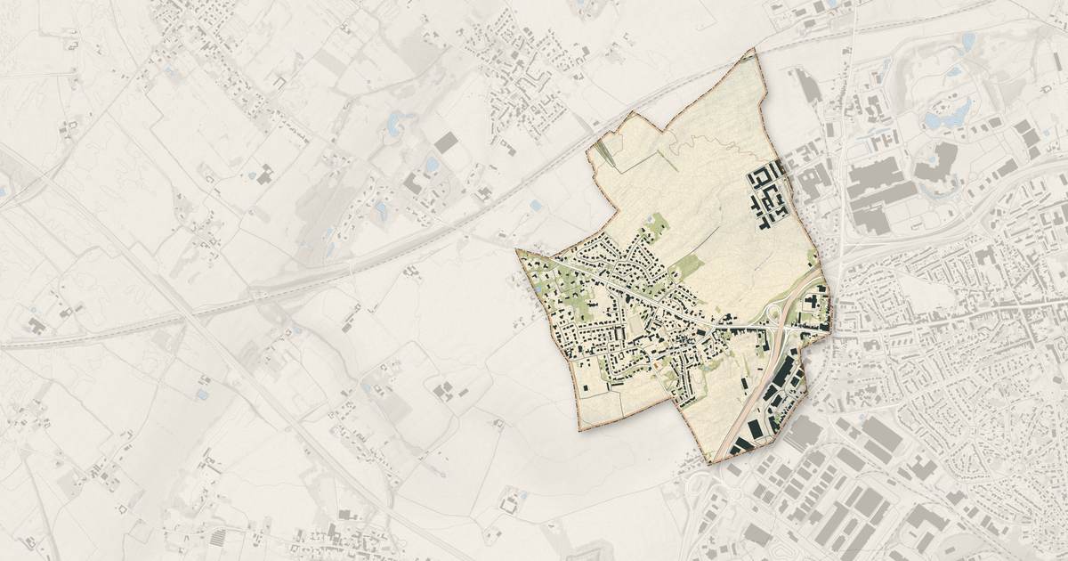 Portrait cartographique de Capinghem : relief, eau, forêts, bâti et voies, calculés à partir des données de l'IGN