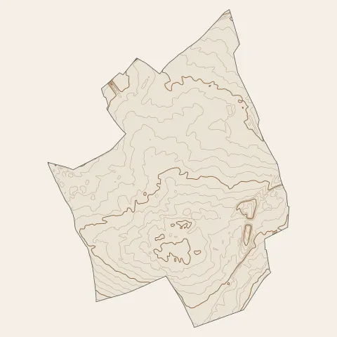 Capinghem : courbes de niveau