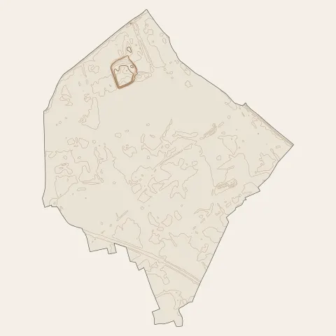 Cappelle-la-Grande : courbes de niveau
