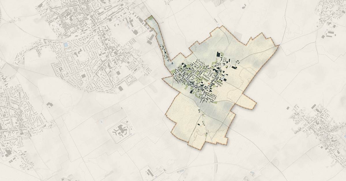 Portrait cartographique de Carnin : relief, eau, forêts, bâti et voies, calculés à partir des données de l'IGN