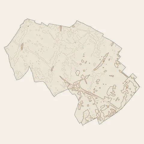 La Chapelle-d'Armentières : courbes de niveau
