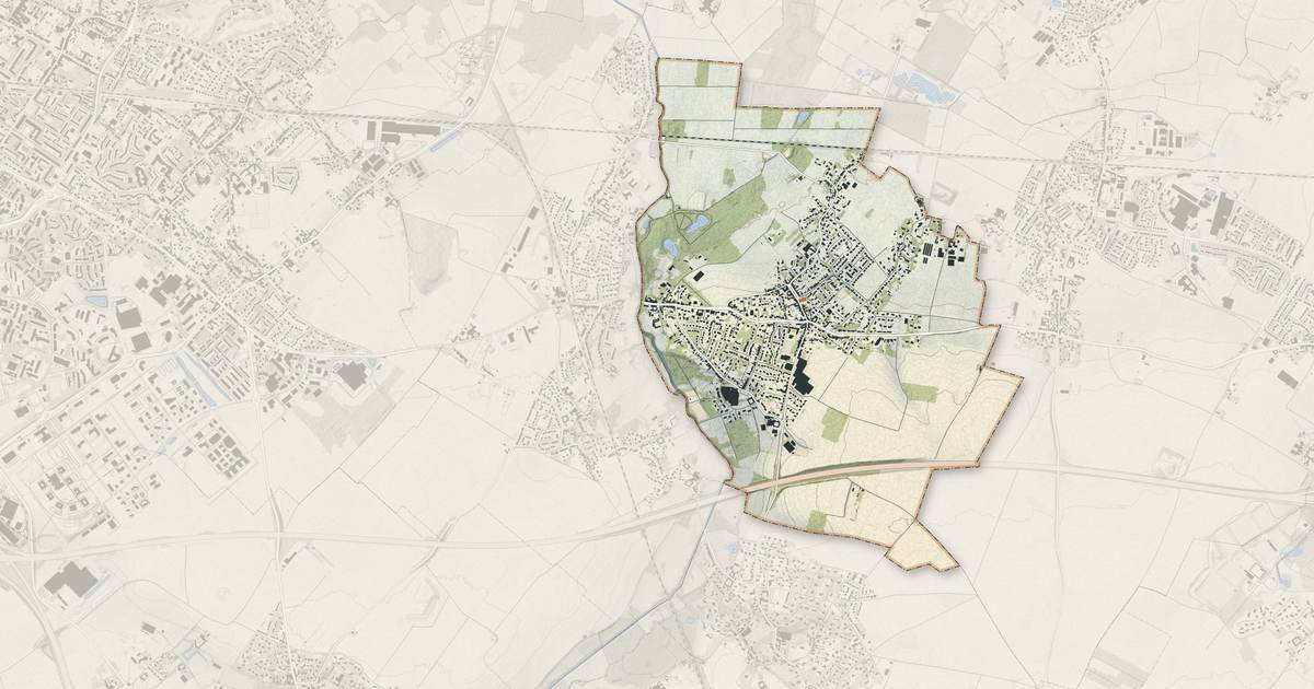 Portrait cartographique de Chéreng : relief, eau, forêts, bâti et voies, calculés à partir des données de l'IGN