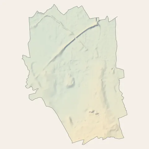Crespin : relief