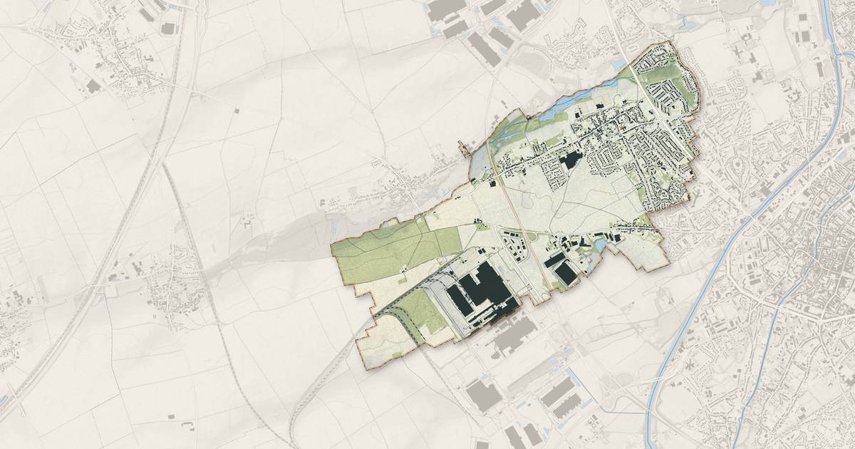 Portrait cartographique de Cuincy : relief, eau, forêts, bâti et voies, calculés à partir des données de l'IGN