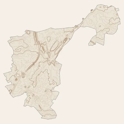 Douai : courbes de niveau