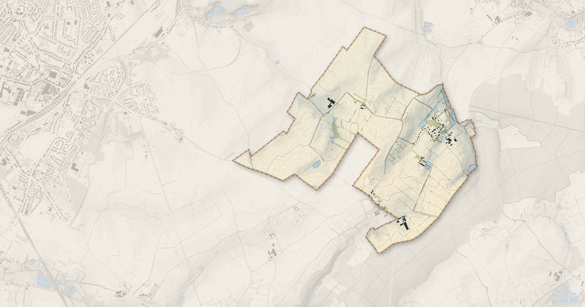 Portrait cartographique de Écuélin : relief, eau, forêts, bâti et voies, calculés à partir des données de l'IGN