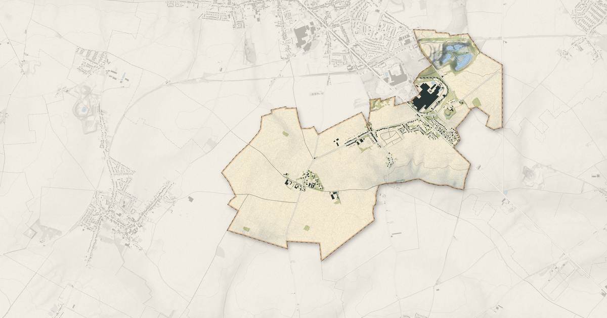 Portrait cartographique de Émerchicourt : relief, eau, forêts, bâti et voies, calculés à partir des données de l'IGN