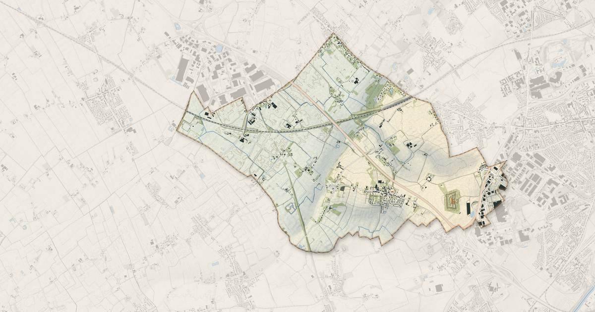 Portrait cartographique de Ennetières-en-Weppes : relief, eau, forêts, bâti et voies, calculés à partir des données de l'IGN