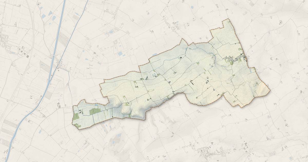 Portrait cartographique de Eringhem : relief, eau, forêts, bâti et voies, calculés à partir des données de l'IGN