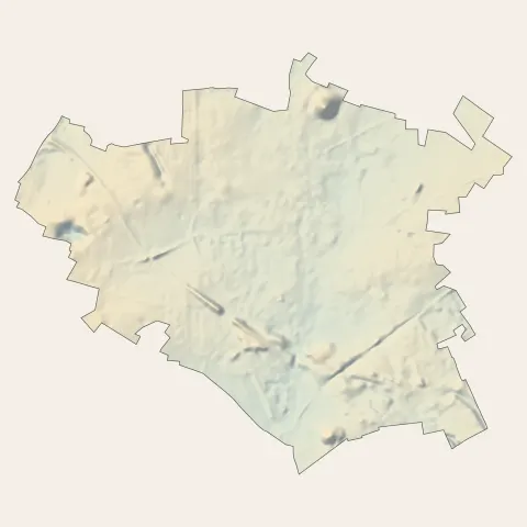 Escaudain : relief