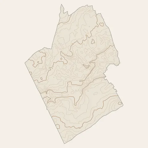 Esquelbecq : courbes de niveau
