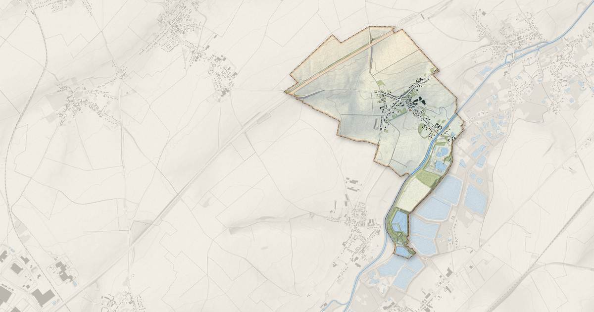 Portrait cartographique de Eswars : relief, eau, forêts, bâti et voies, calculés à partir des données de l'IGN